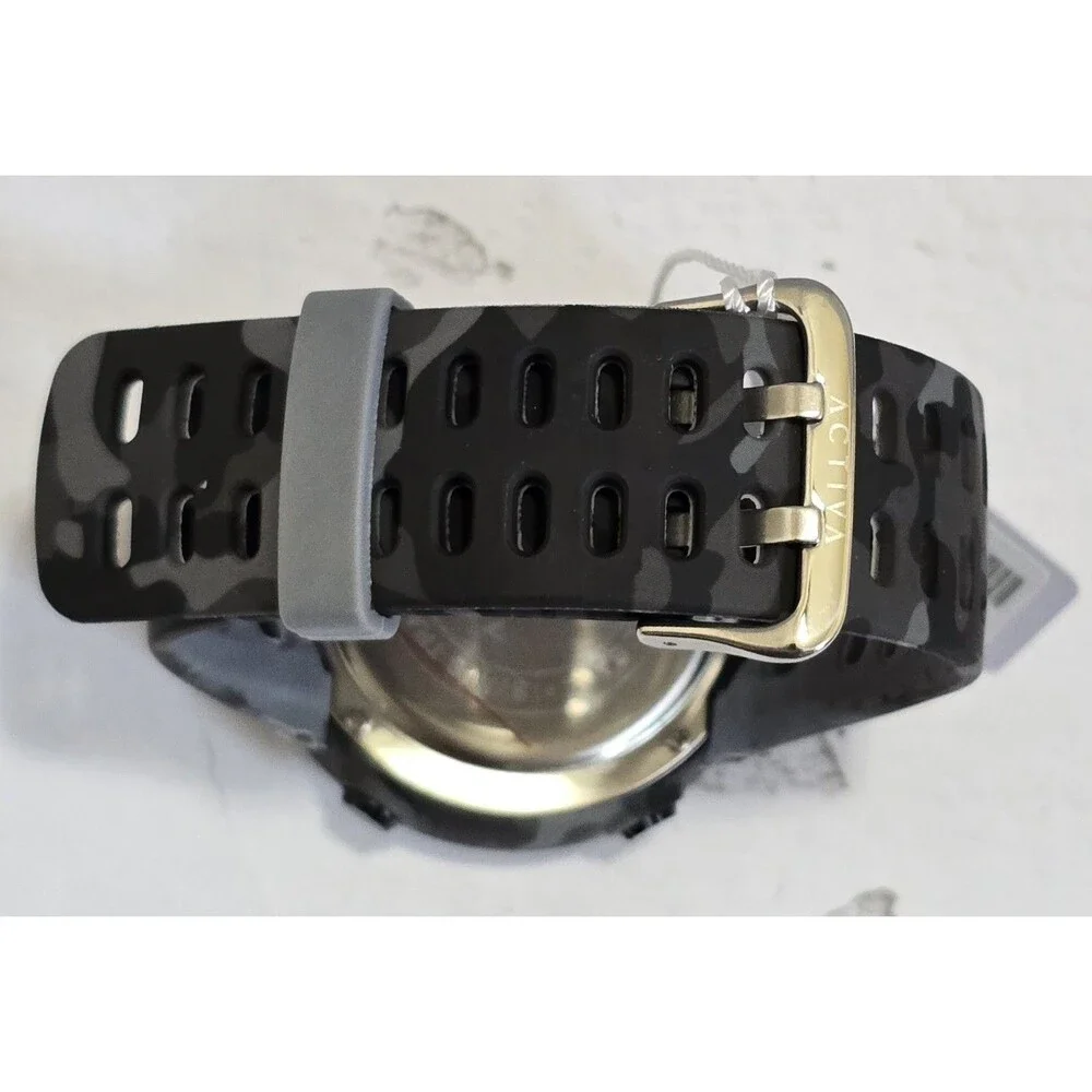 Activa Summit Digital Men's Watch 50mm Black Camouflage ACW1915MC-002 Brand New